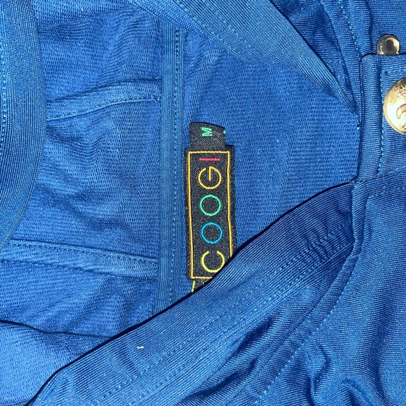 Authentic Women’s Blue Embellished Coogi Zip-Up Jacket - Picture 4 of 4